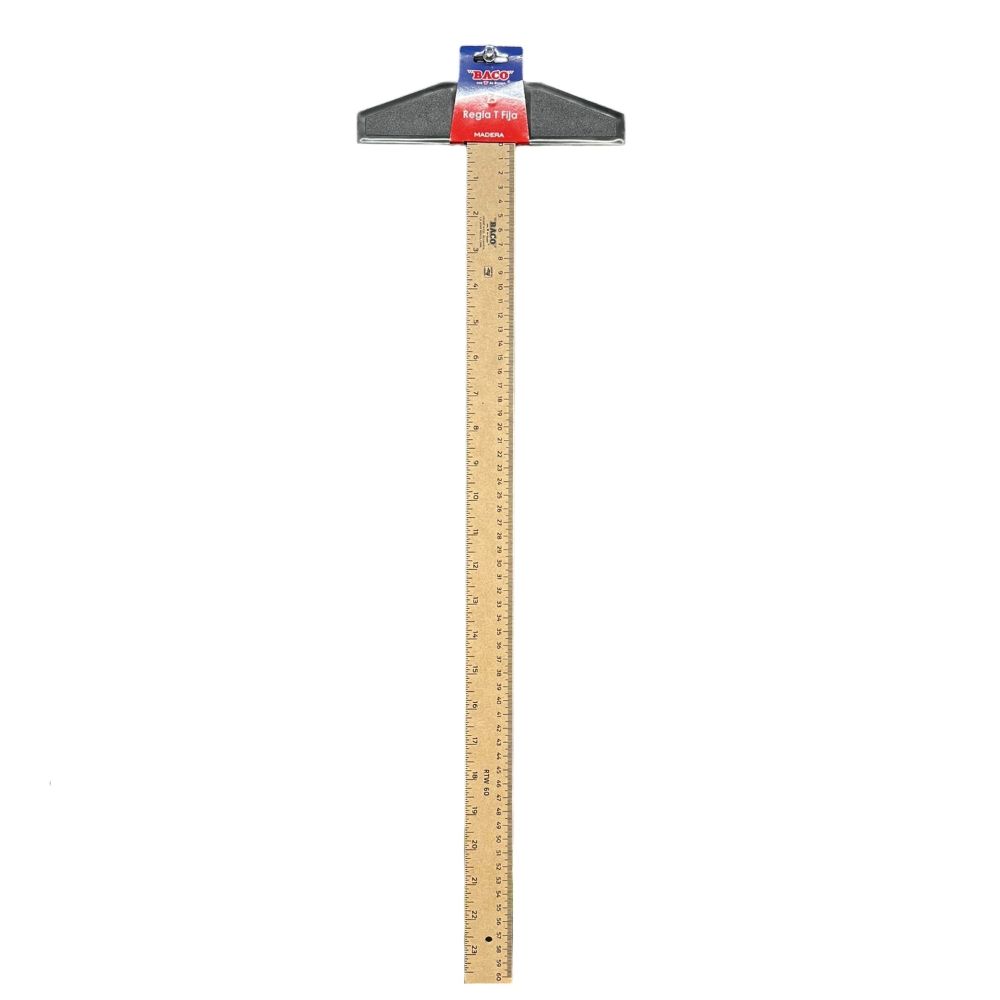 REGLA T DE MADERA RTW60 BACO DE 60CM
