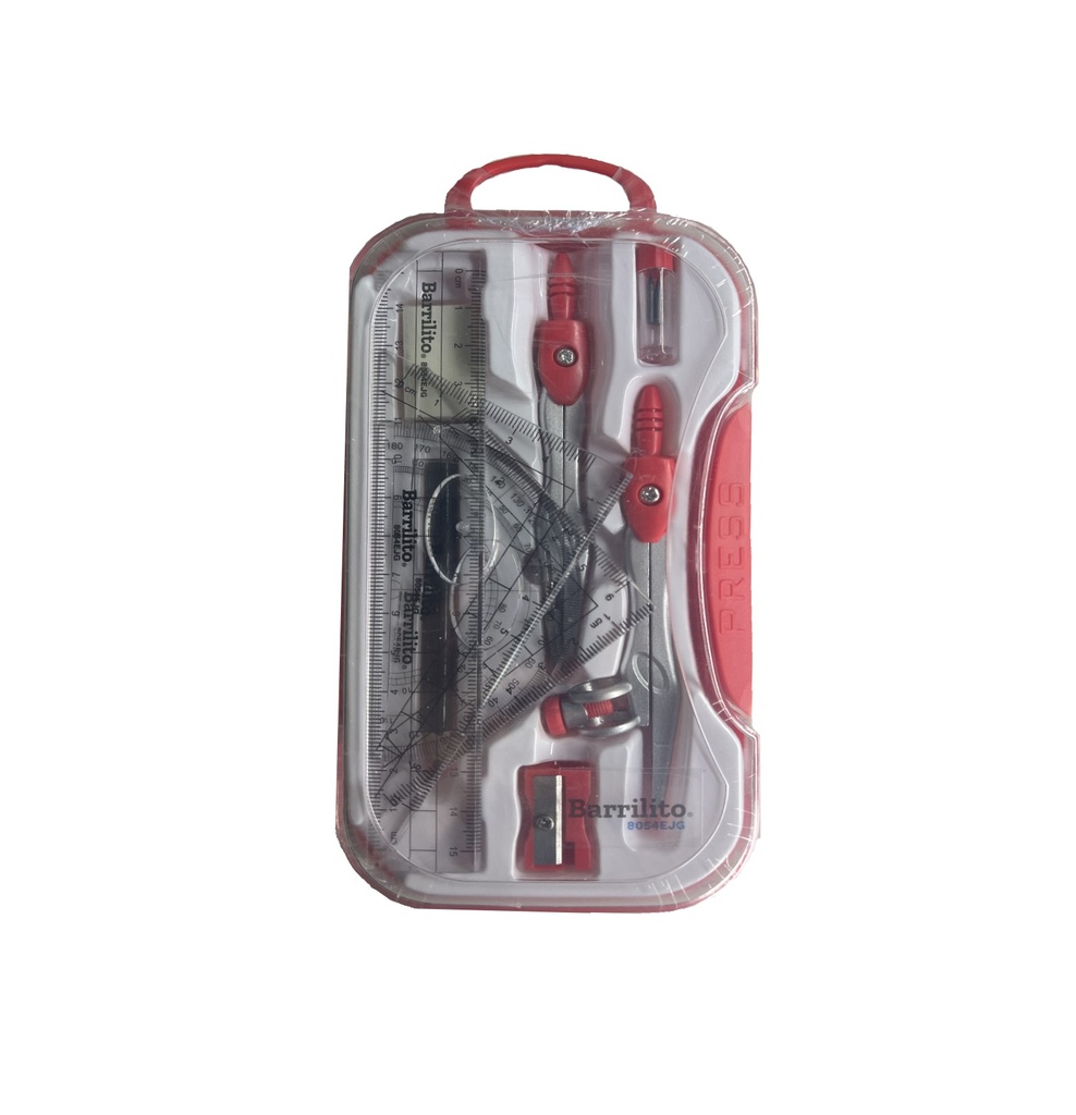 Estuche juego de geometría 6 pzas