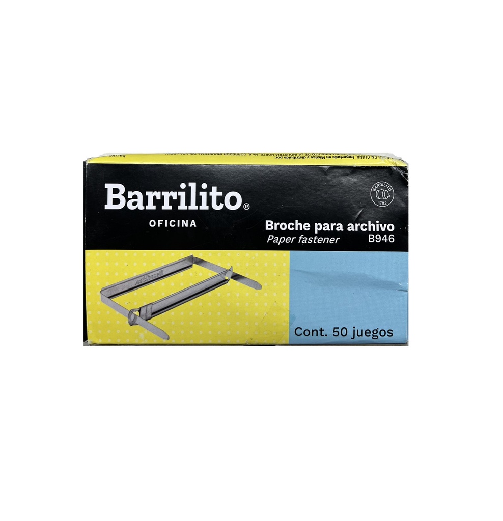 [GOB946] Broche para archivo 8 cm caja