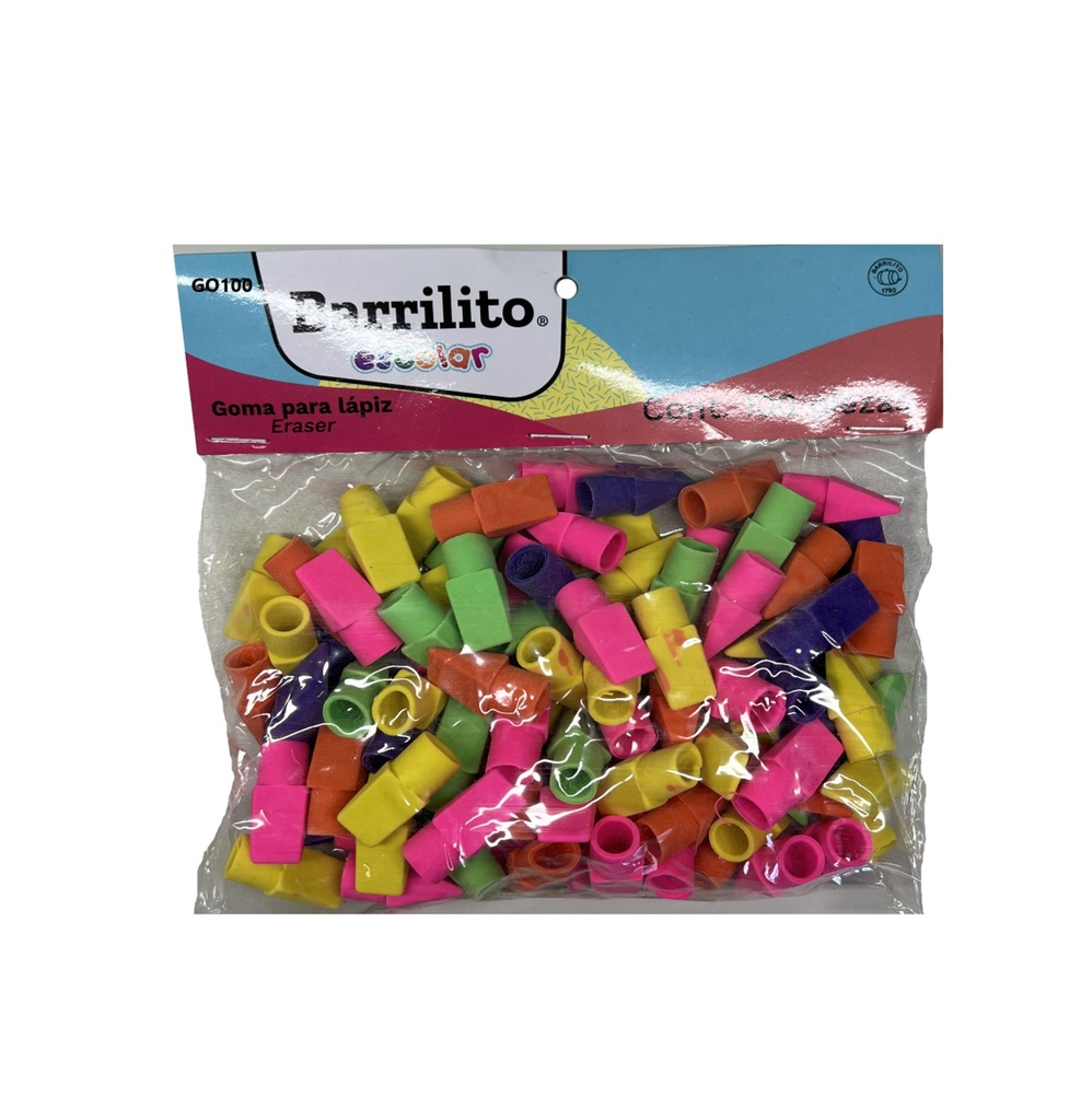 Goma para lápiz bolsa c/100