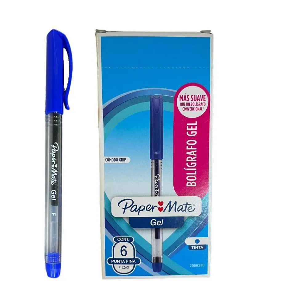 BOLIGRAFO GEL ECONOMICO AZUL
