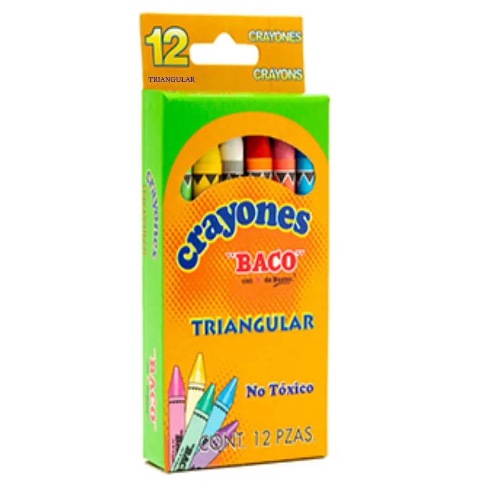 CRAYON STANDARD BACO TRIANGULAR C/12