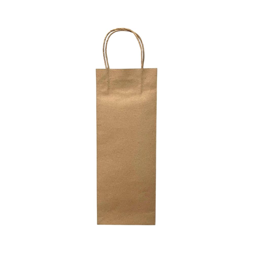 BOLSA KRAFT C/ASA BOTELLERA