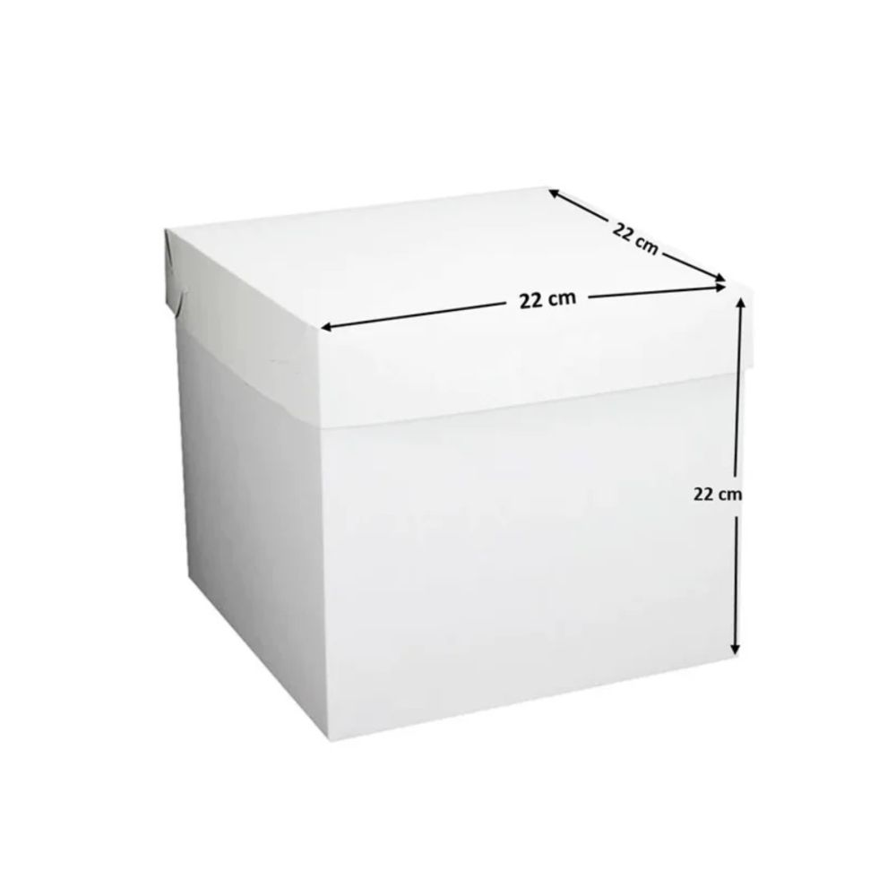 [CVZ390020] CAJA BLANCA CUBO BALON 22 X 22X22
