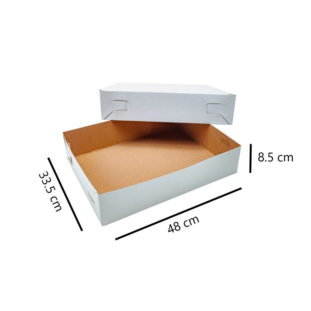 CAJA BLANCA NO.1 COBERTOR ESPECIAL 48X33.5X8.5 25pz