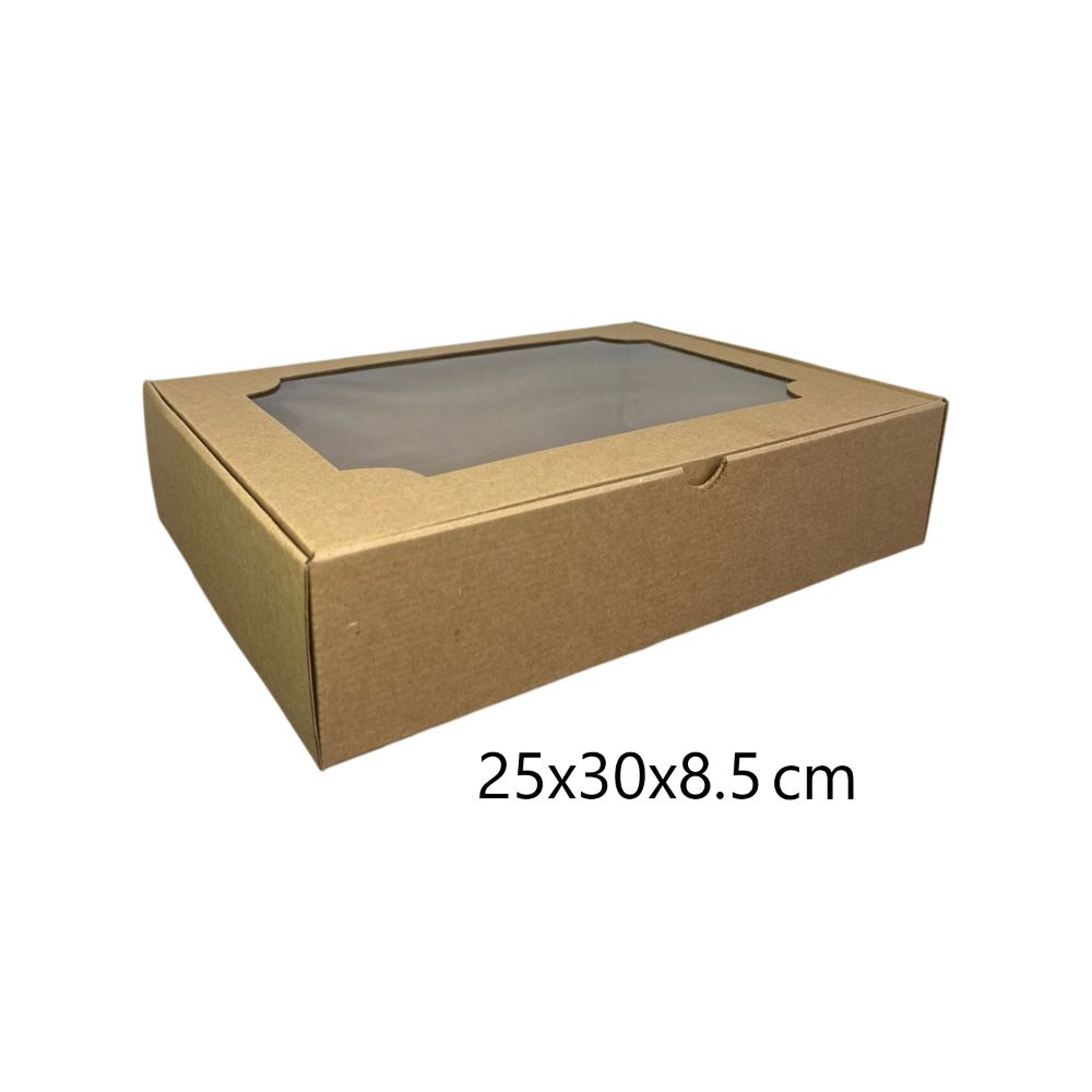 CAJA CHOCOLATERA RECT/25X35CM NAT