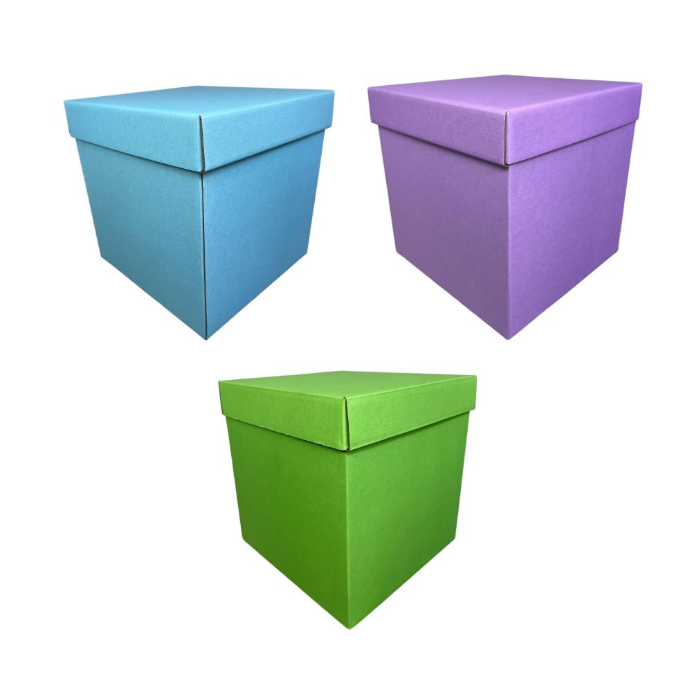 CUBO C/TAPA DE COLOR MATE #4