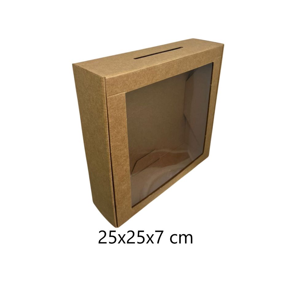 ALCANCIA Y CAJA PARA SOBRE 25X25CM