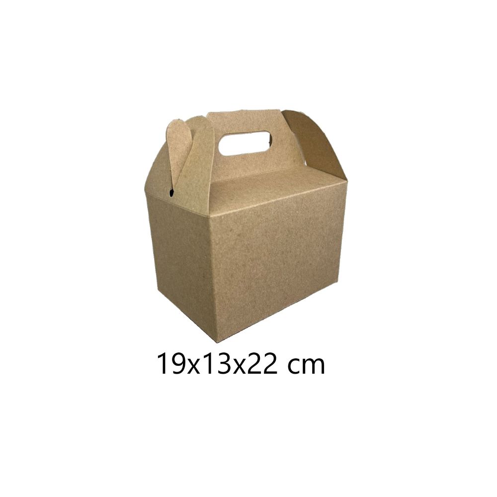 CAJA LONCHERA ECO/NATURAL 19X13CM