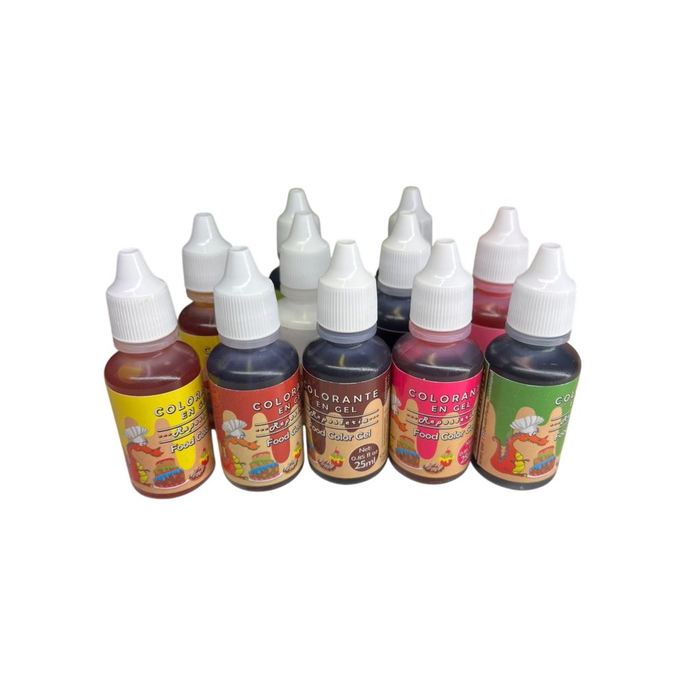 COLORANTE GEL VEGETAL FRASCO 25ML