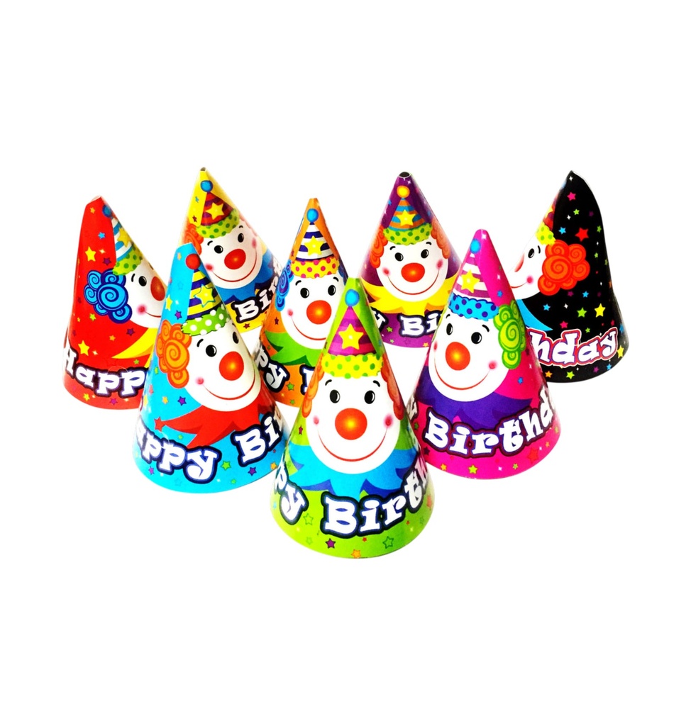GORRO HAPPY BIRTHDAY C/20PZAS