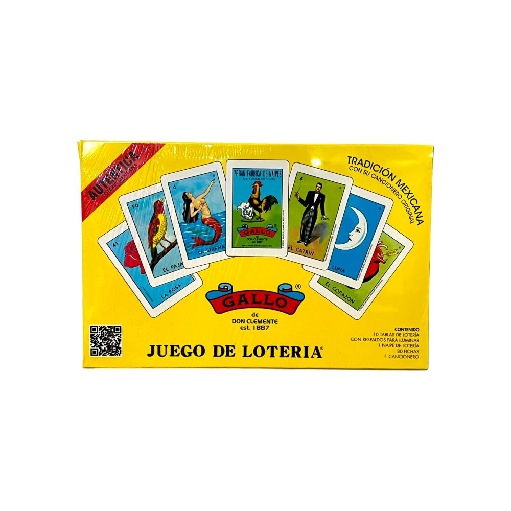 [0610002017263] LOTERIA CAJA LUJO 10 TAB.C/FICHAS GALLO