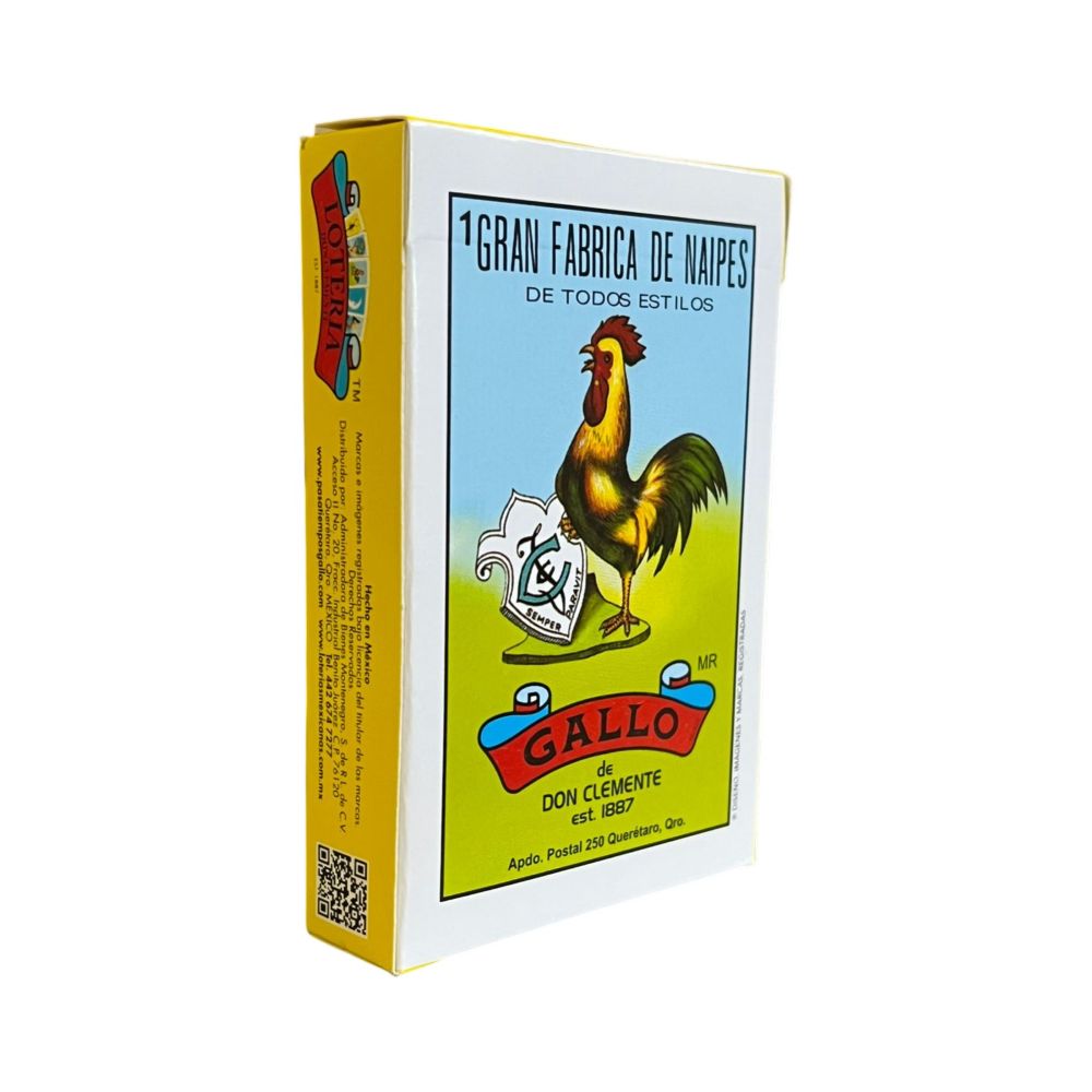 [ADM17084] NAIPE LOTERIA GRANDE MEXICANA GALLO