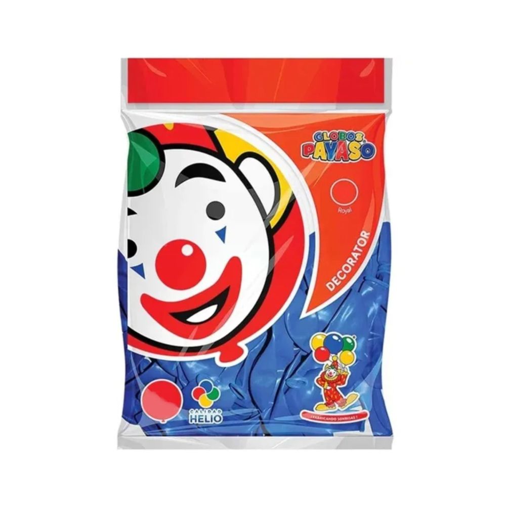 [7501060413777] GLOBO DEC.BOLSA 50PZA #9 AZUL ROYAL