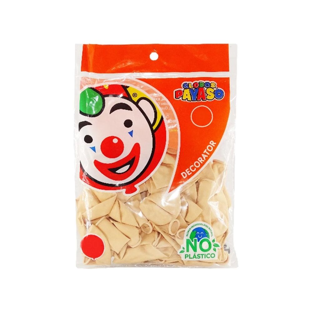 GLOBO DEC. BOLSA 50PZA #9 BEIGE