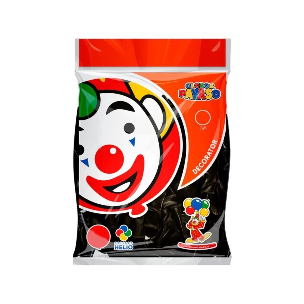 GLOBO DEC.BOLSA 50PZA #9 CAFE.