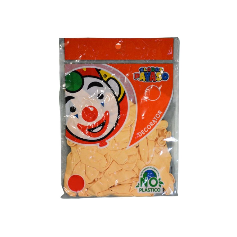 [7501060415535] GLOBO DEC.BOLSA 100PZA #12 MARFIL