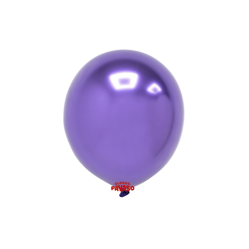 GLOBO PAYASO PLATINUM VIOLETA #12 C/25PZ