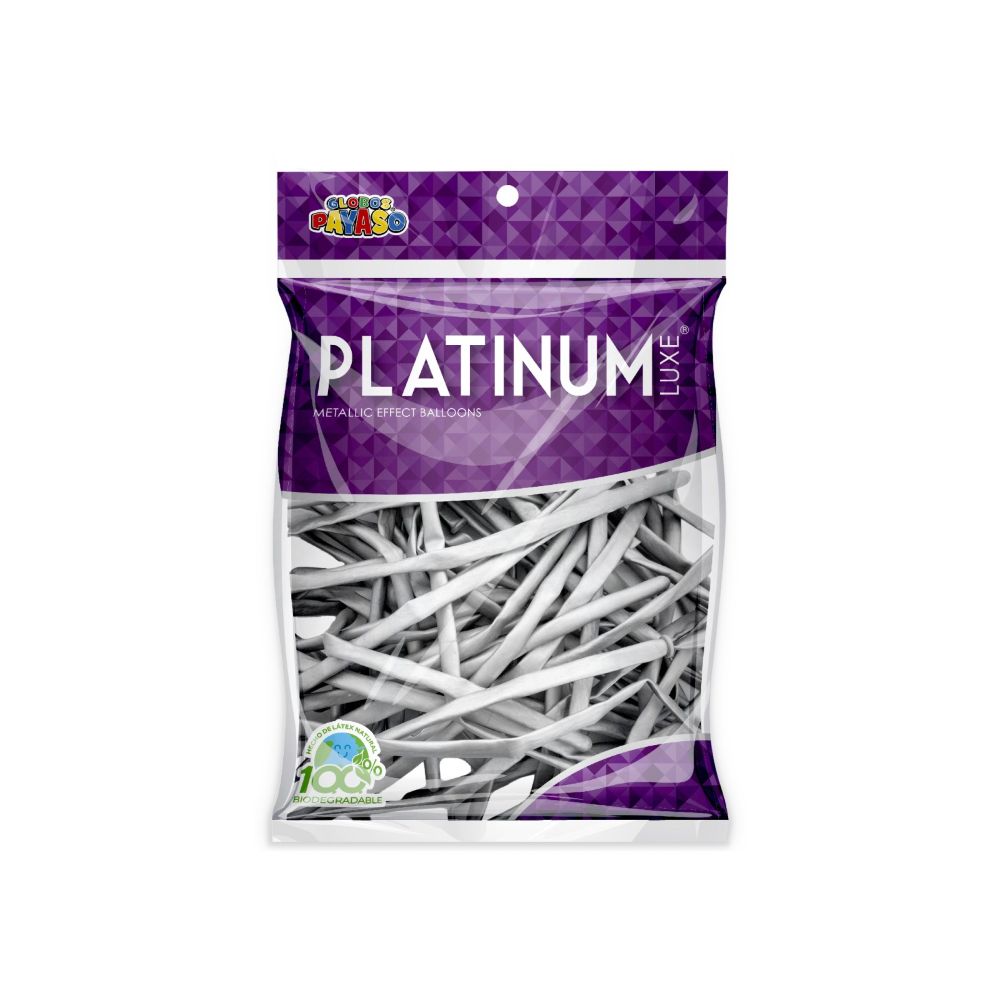GLO PAYASO ZEPPELIN PLATINUM PLATA #270 C/50 PZAS