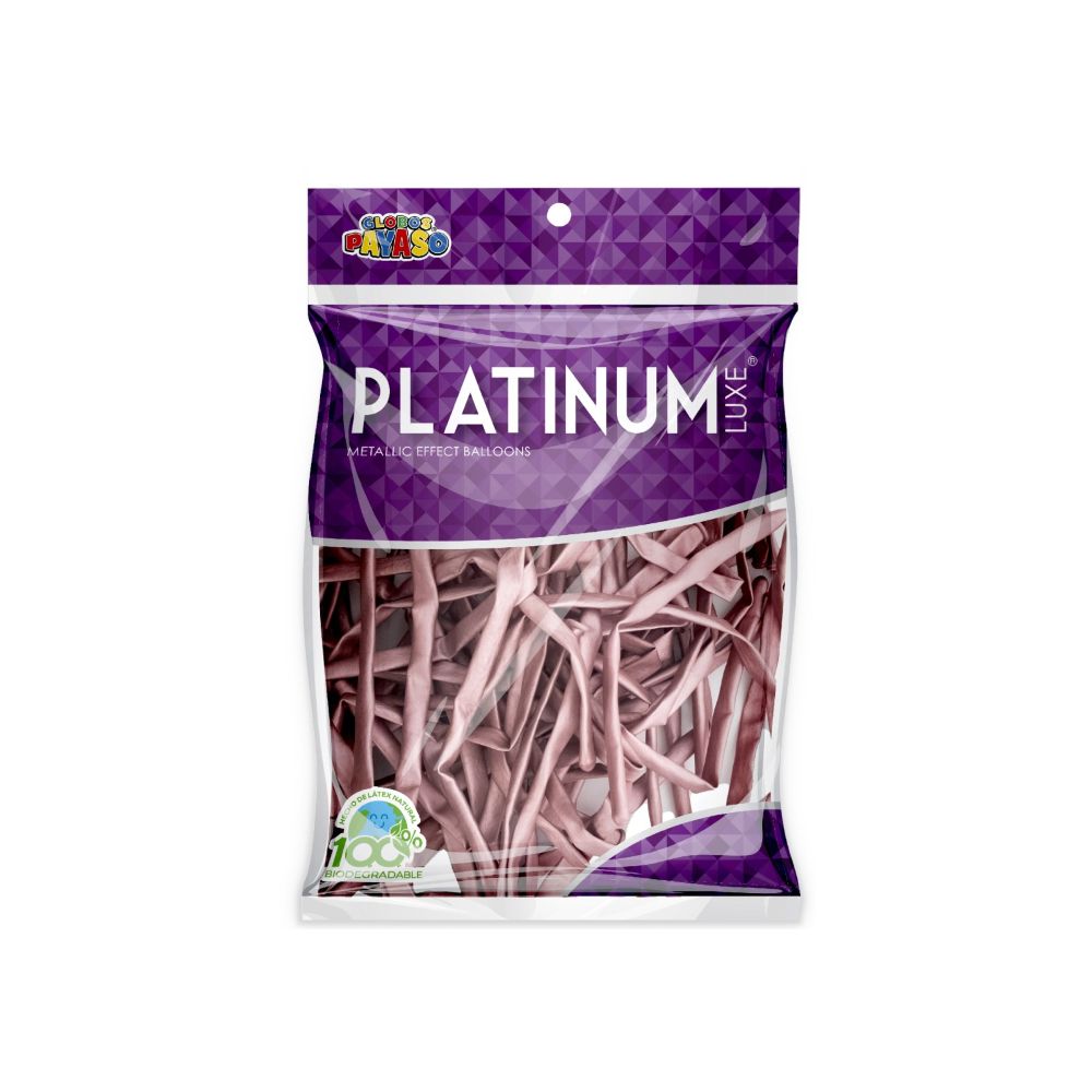 GLO PAYASO ZEPPELIN PLATINUM ROSE GOLD #270 C/50 PZAS