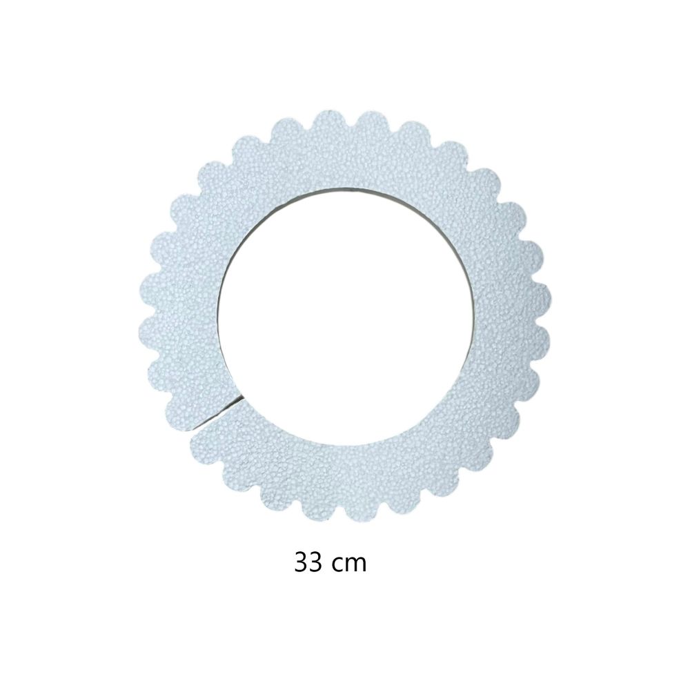 FON CORONA ONDULADA NO.10 DE 33CM