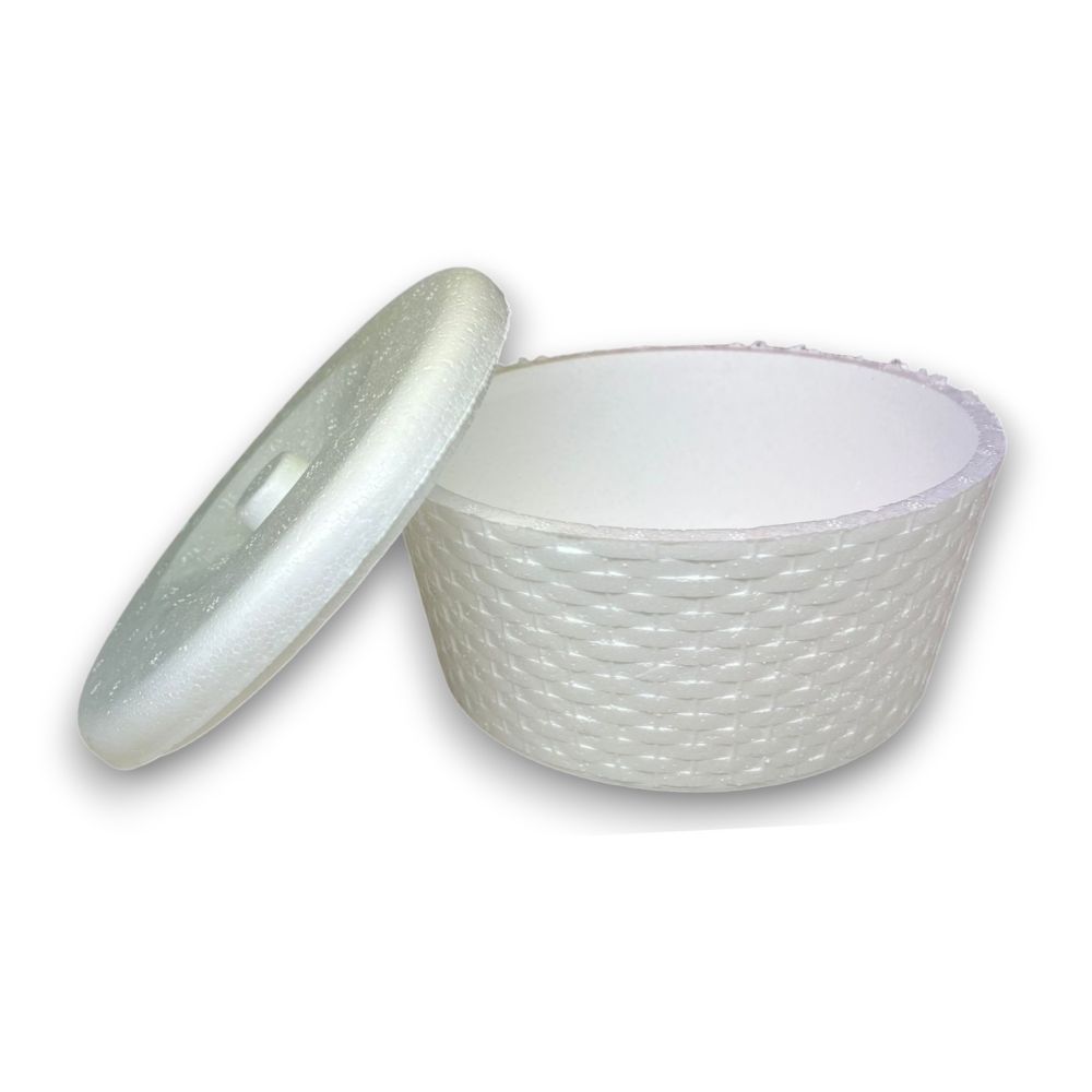 [NAV608] TORTILLERO GRABADO MIMBRE 21.5x10cms 1.5Kg