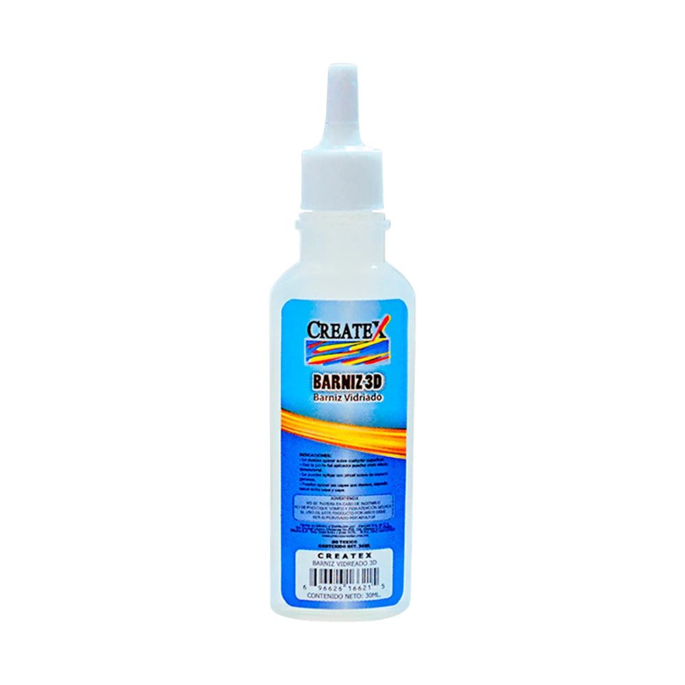 BARNIZ CREATEX VIDRIADO 3D 30ML