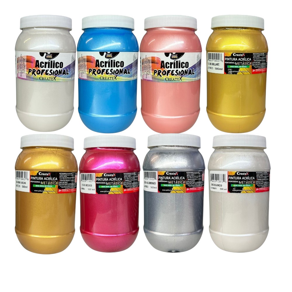 PINTURA ACRILICA CREATEX MET/NAC 500ML