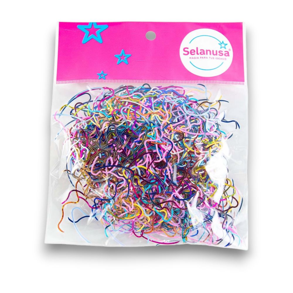 LENTEJUELA CONFETI CON 100G MOD. SERPENTINA