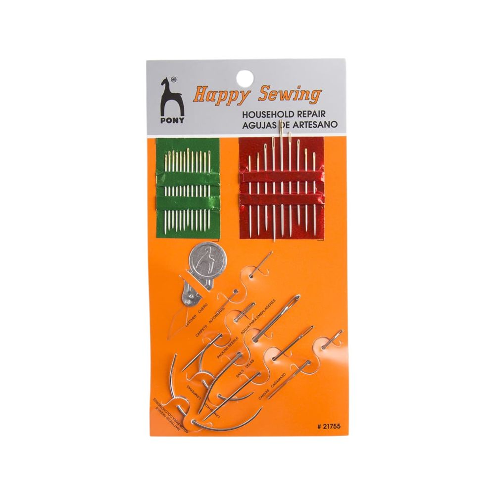 AGUJA CARTERA C/28PZ 1ENSARTADOR HAPPY SEWING COD 21755