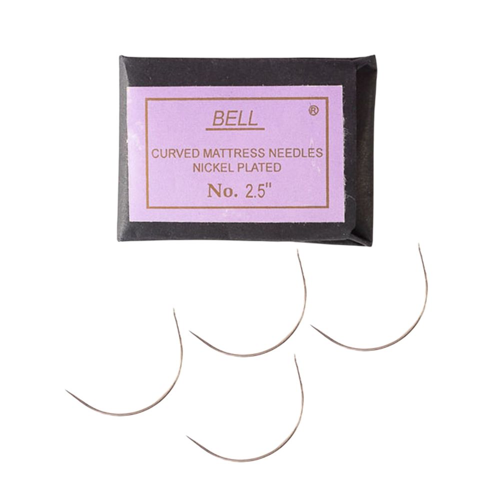 AGUJA CURVA BELL #2.5 C/25