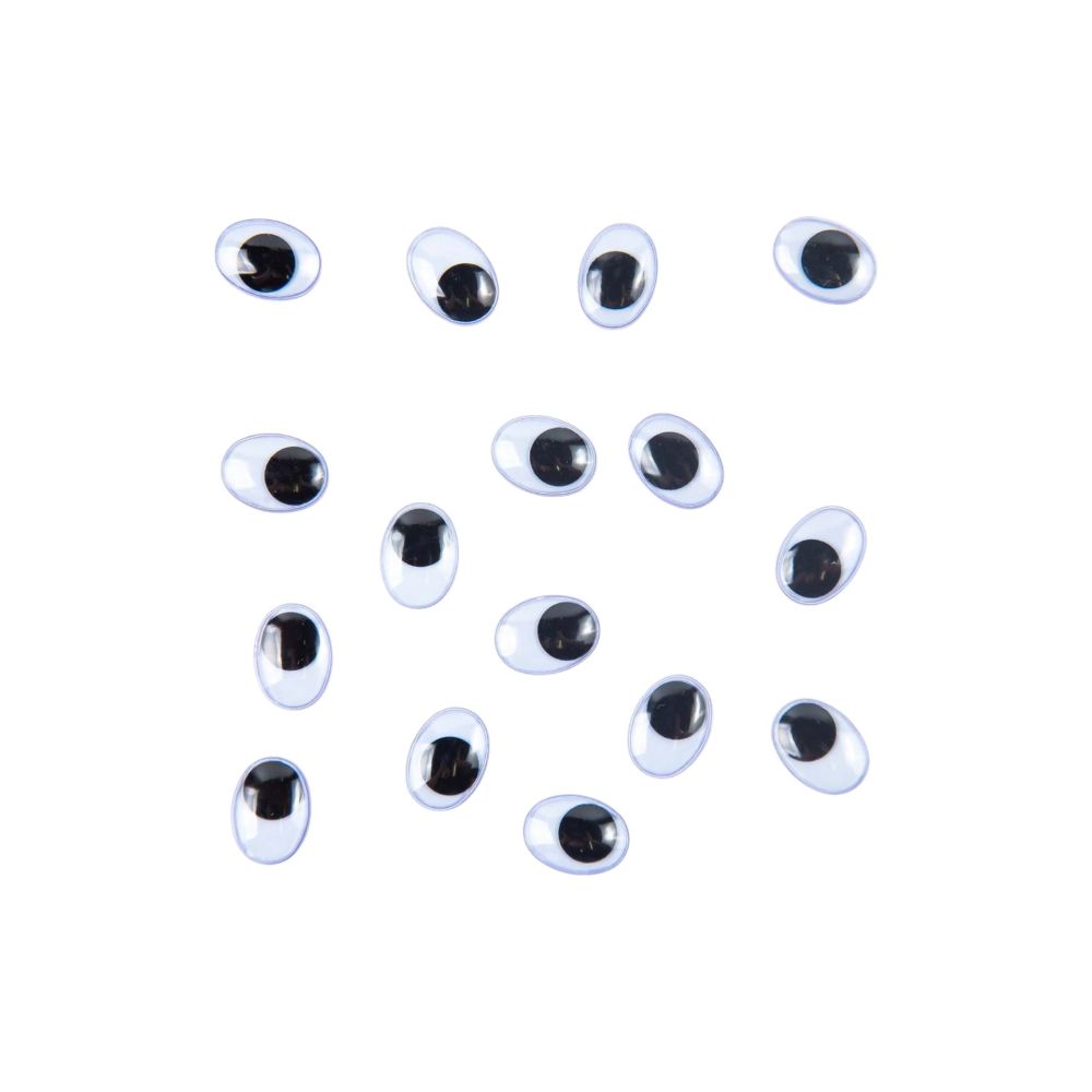 OJO MOVIBLE OVALADO #10X13MM / 10X15MM