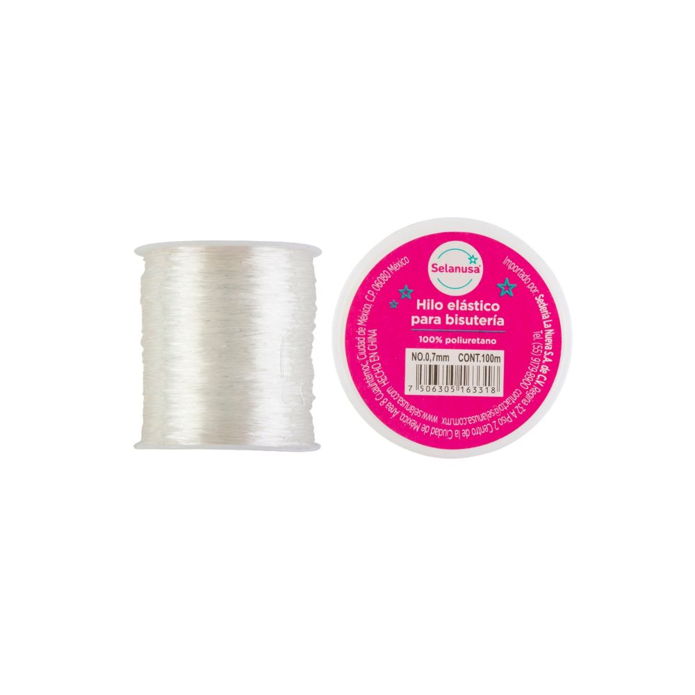 HILO ELASTICO TRANS. #0.7MM C/100MTS