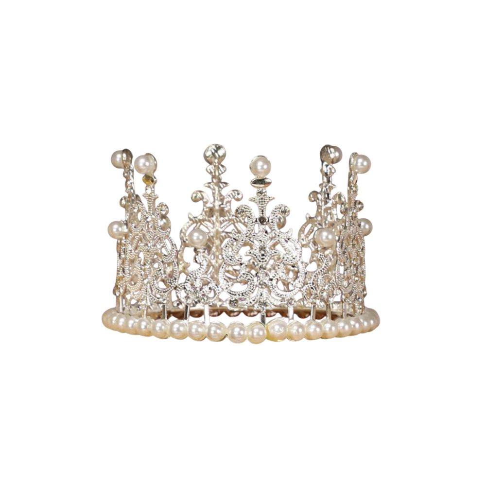 CORONA 4.75"D x 3"H PLATA