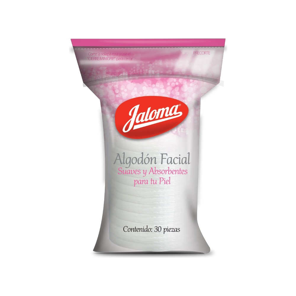 ALGODON FACIAL JALOMA C/30PZ