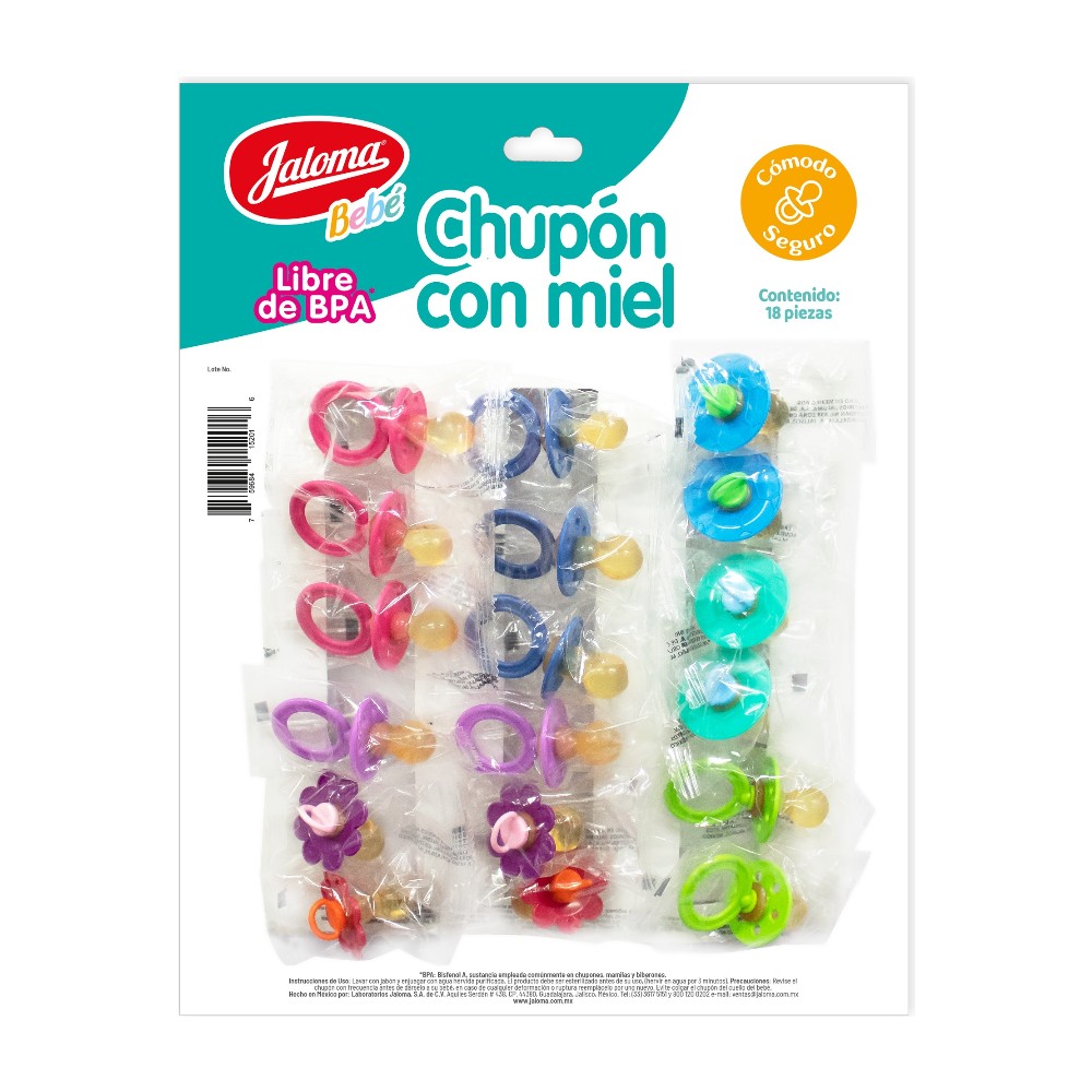 CHUPON CARTERA MIXTO C/18PZ