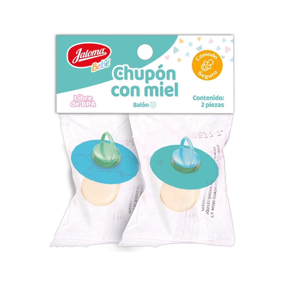 CHUPON FIGURA BALON C/MIEL