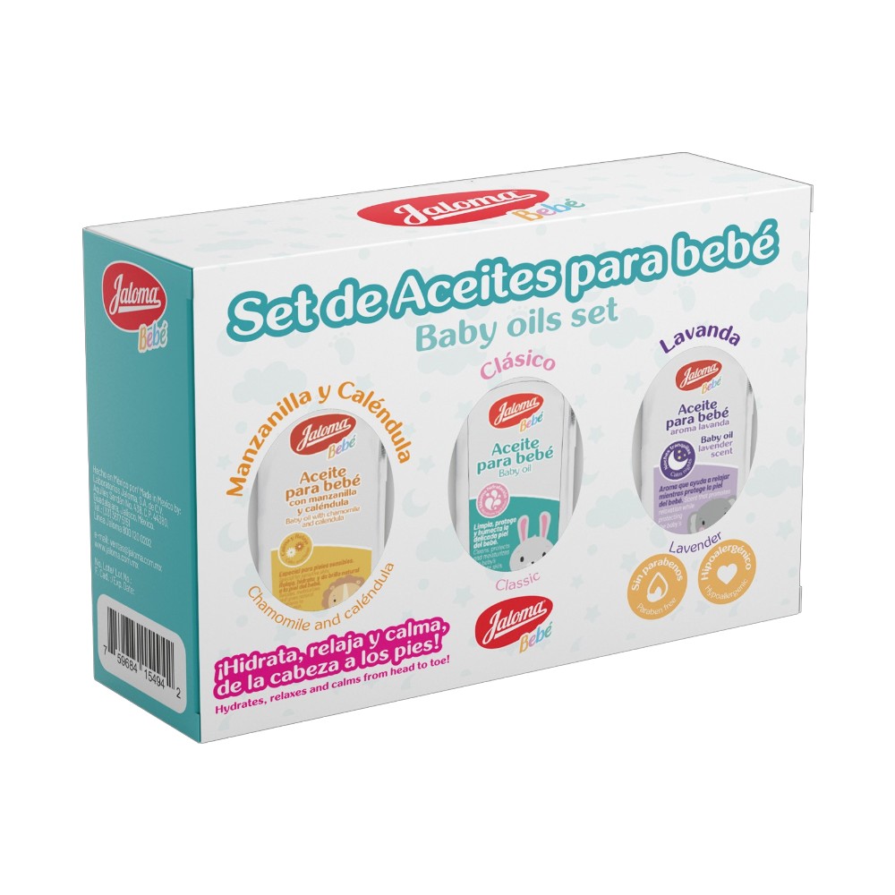 JALOMA SET DE ACEITES PARA BEBE