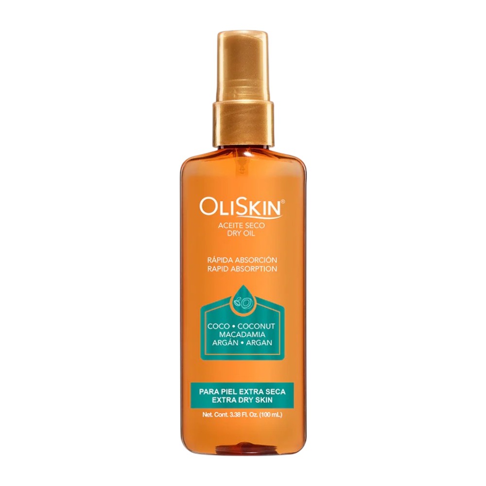 OLISKIN ACEITE SECO COCO, MACADAMIA Y ARGAN 100ML
