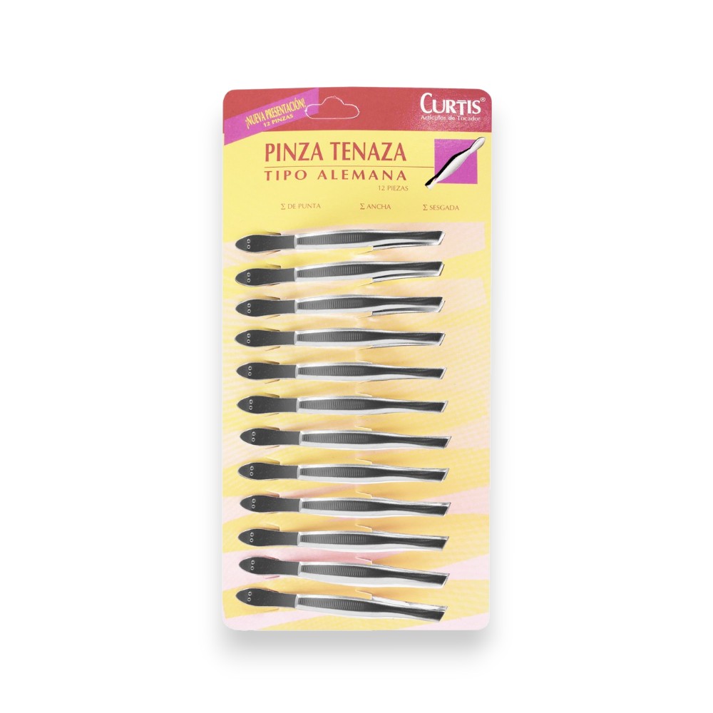 [CUR222SET] PINZAS TENAZAS TIPO ALEMANA SESGADA CURTIS SET 12 PZS