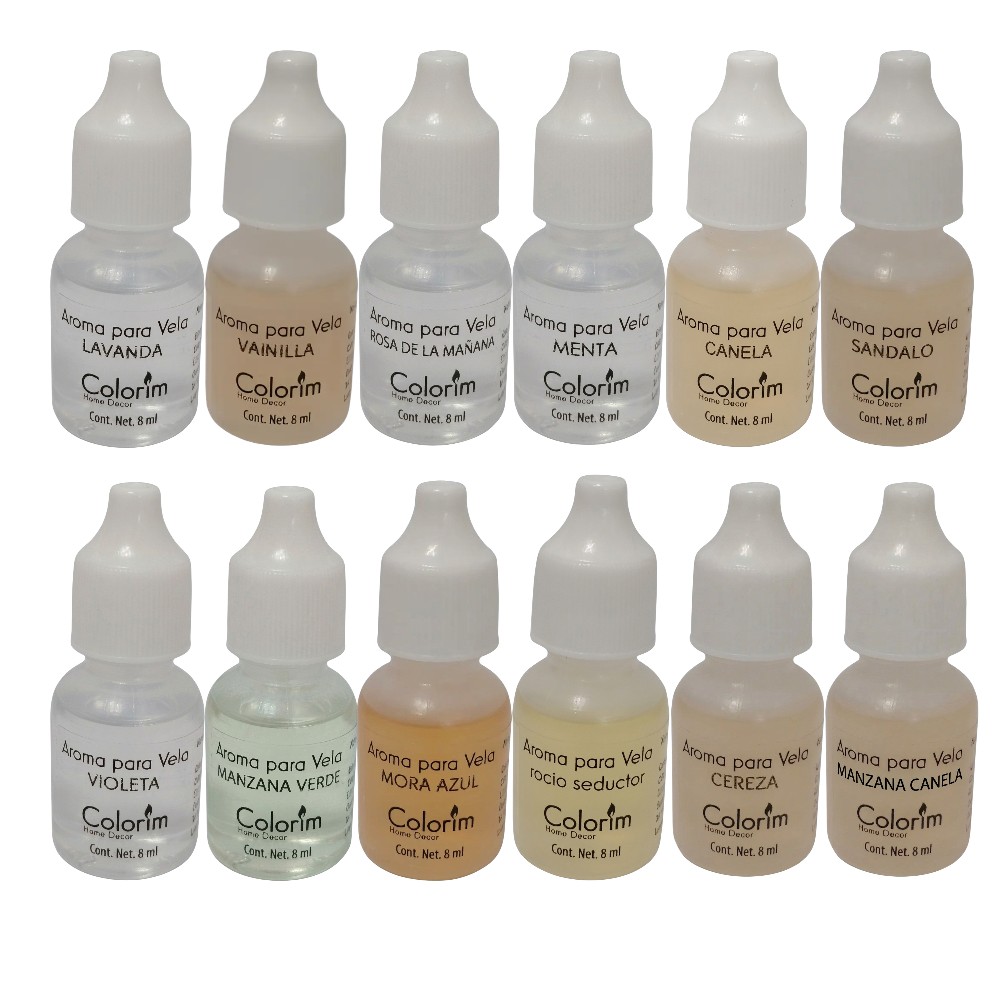 AROMA PARA VELAS 8 ML V. ESTILOS