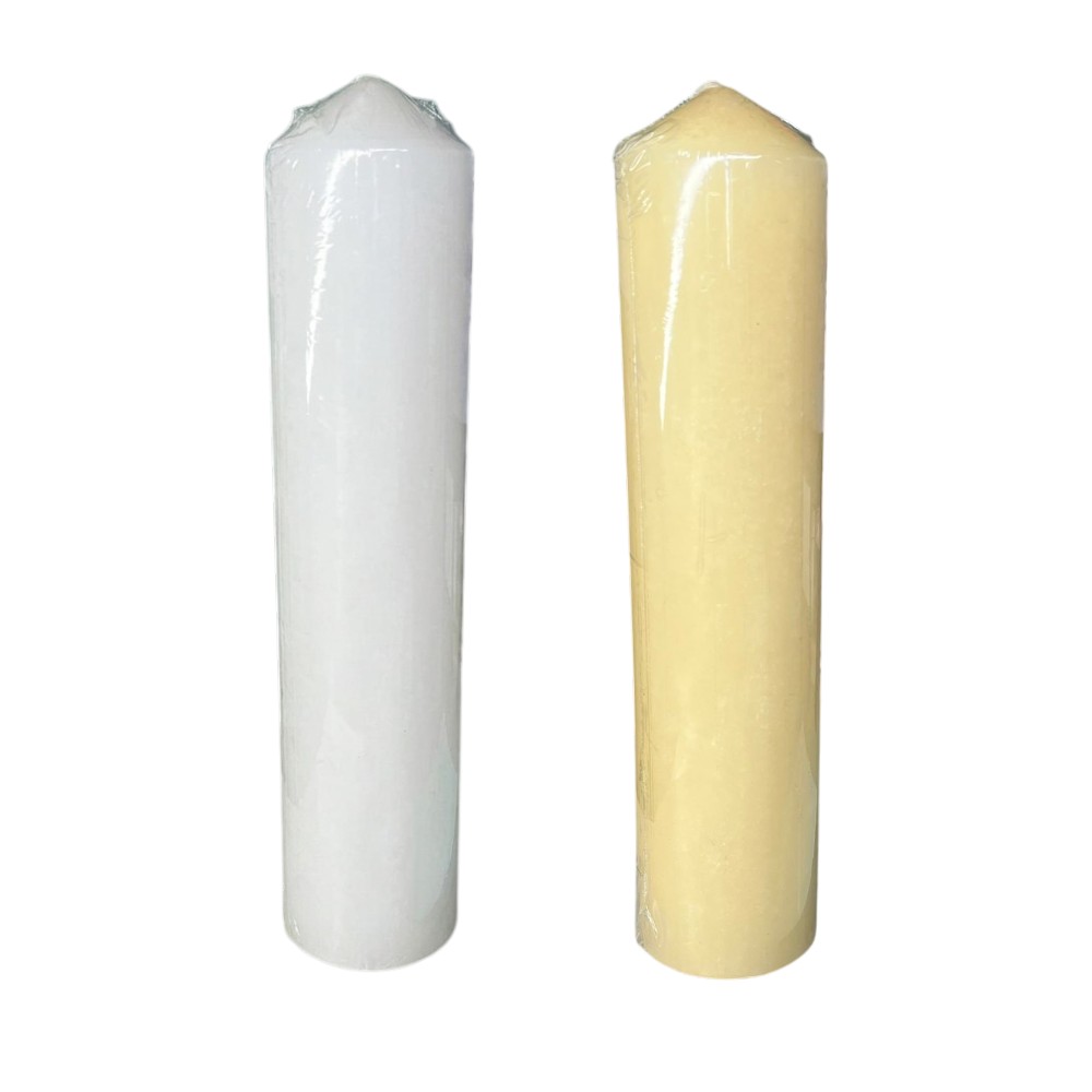 VELA CIRIO 51X230 CREMA Y BLANCO