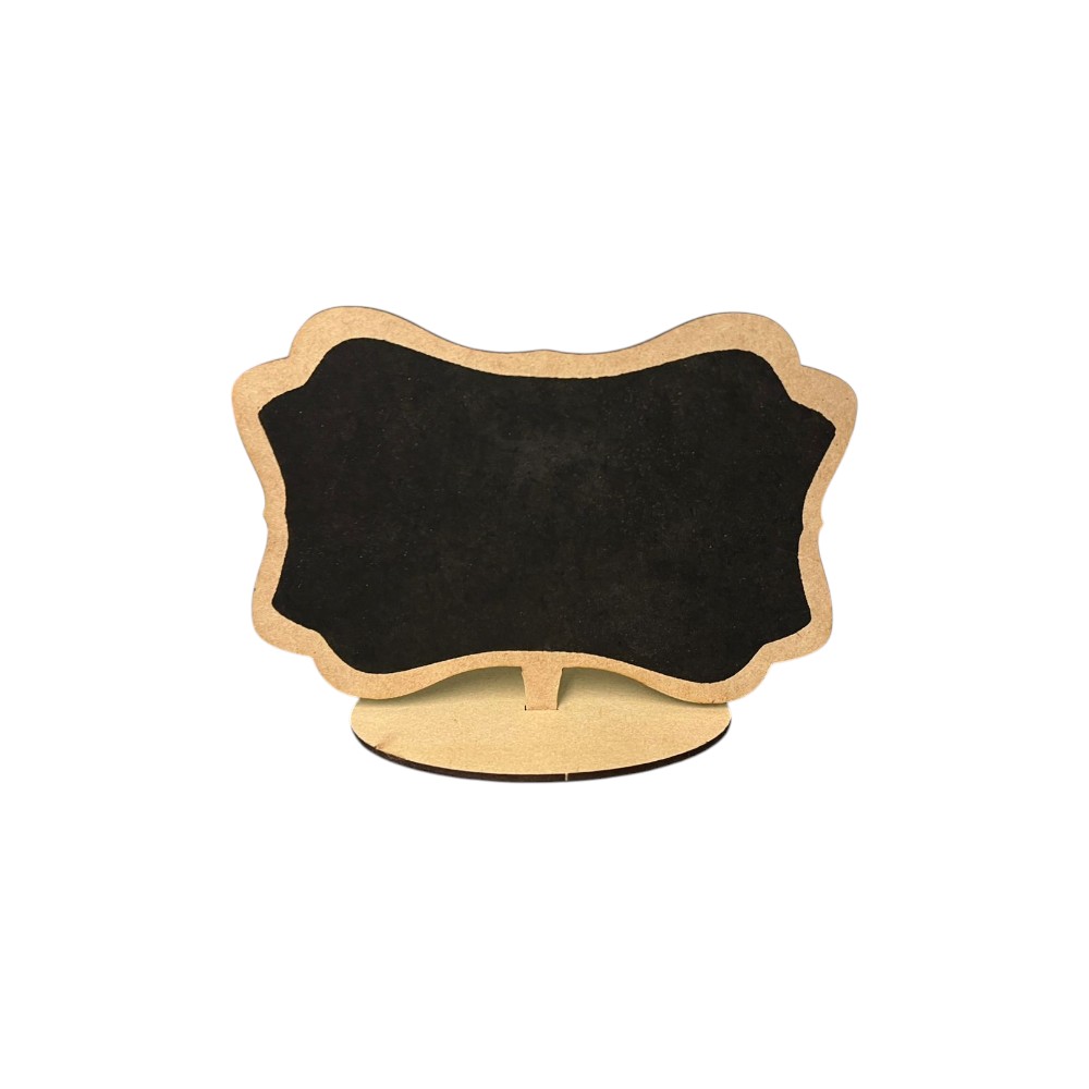 PIZARRON C/BASE RECTANGULA 14 CM