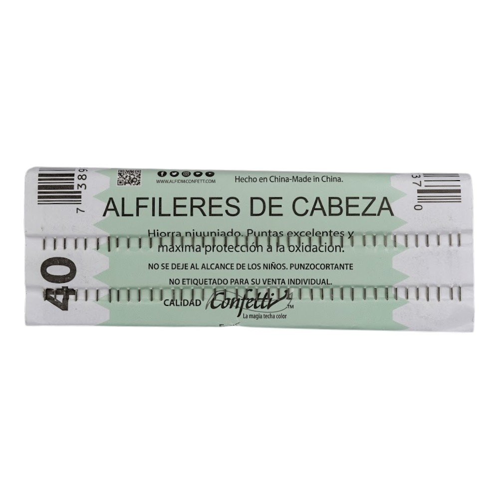 [NAEN001870] ALFILER CONFETTI CABEZA ENCARTERADO 200 PZ