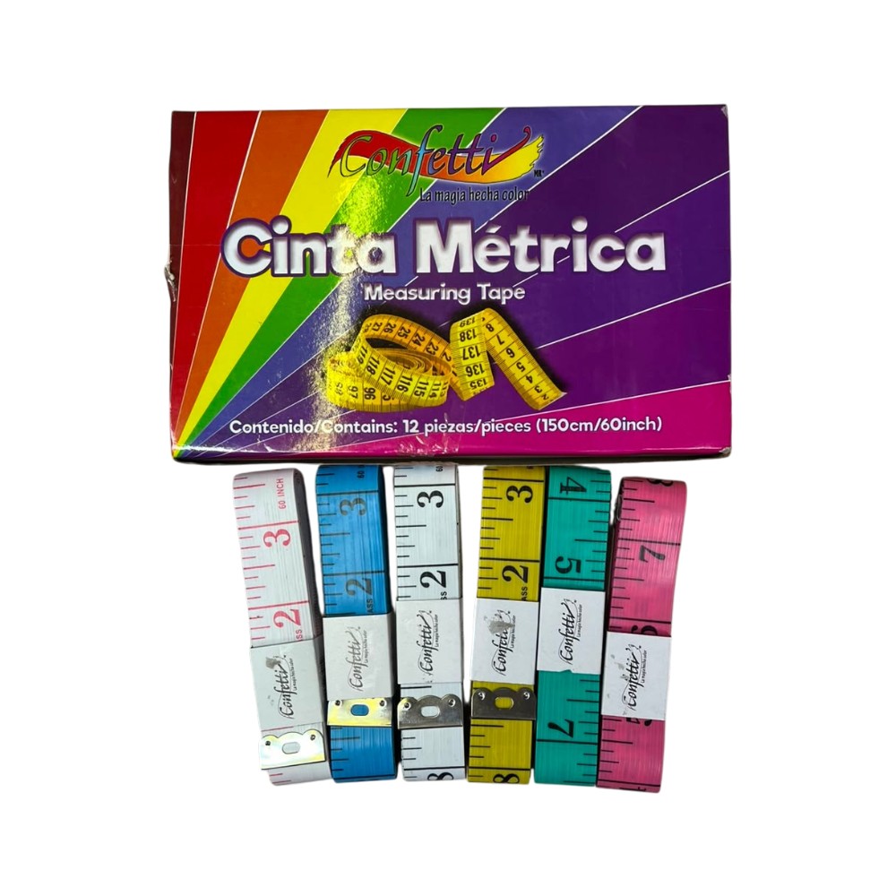 [NAEN002129] CINTA METRICA CONFETTI
