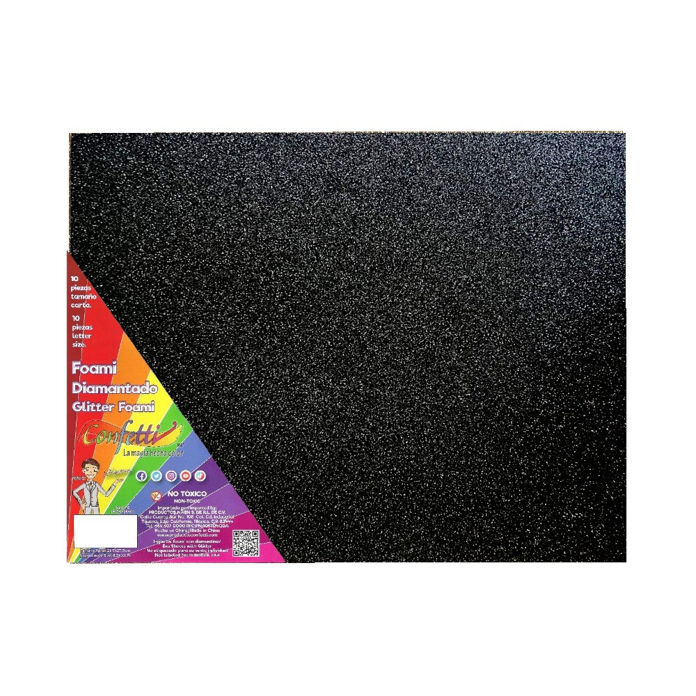 [5565D] FOMI CARTULINA 44X56 CM CON DIAMANTINA
