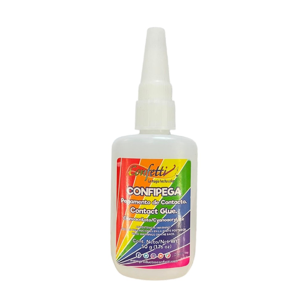 PEGAMENTO CONFETTI DE CONTACTO CON 50GR