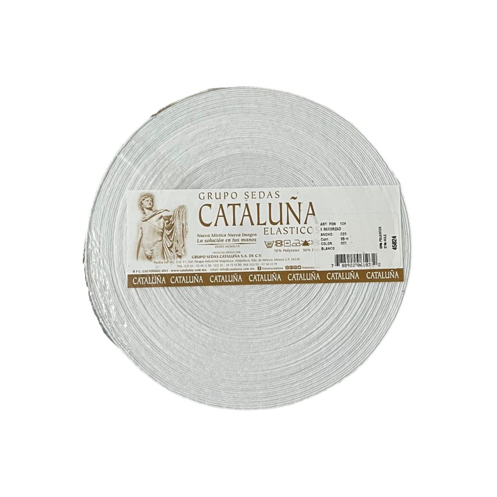 ELASTICO CATALUÑA 0104/051-025 BLANCO