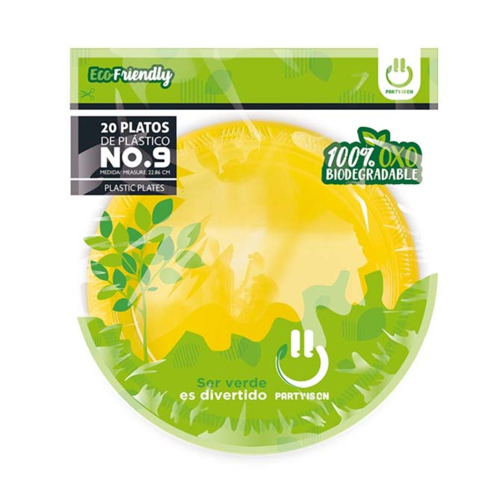 [7506271744900] PLATO REDONDO #9 V.COLORES PAQ.C/20 PZS