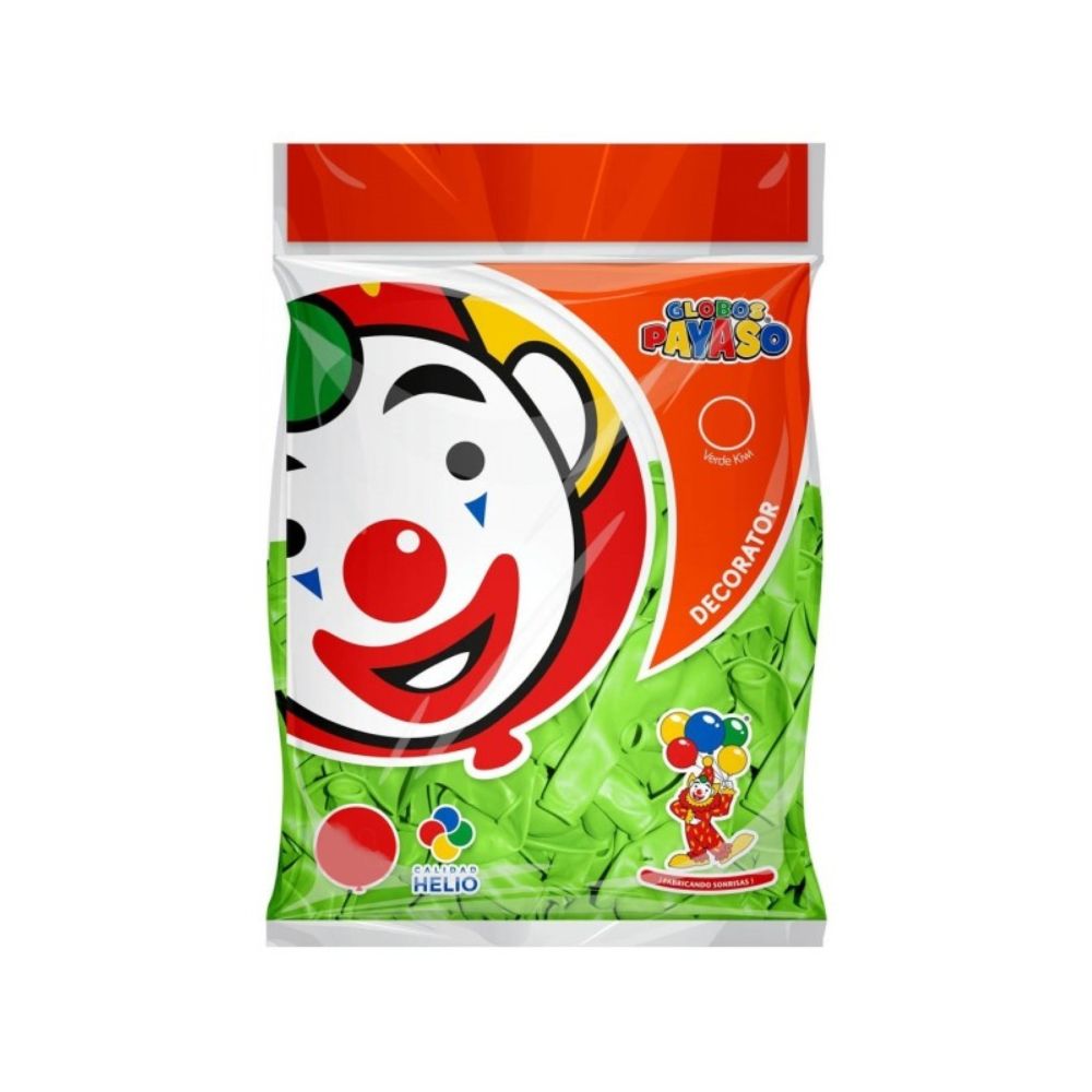 [FAB427835] GLOBO DEC.BOLSA 50PZA #9 KIWI